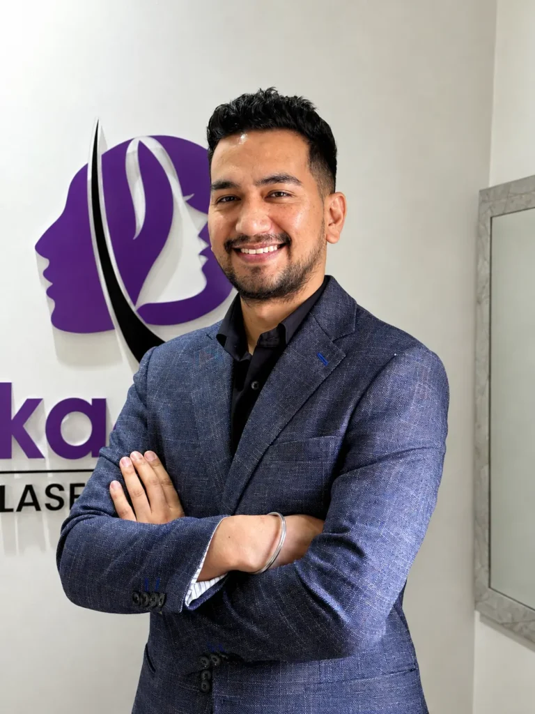 Dr. Dipesh Basnet akarshan skin and hair clinic